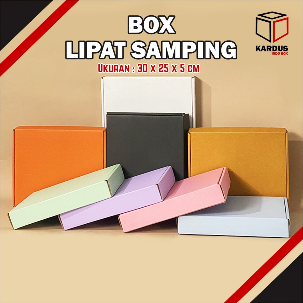 

BOX/KARDUS DC LS 30 x 25 x 5 cm/BOX PACKING/BOX HAMPERS/BOX PARCEL/PACKING/BOX BAJU/MUKENA/AKSESORIS/HIJAB/BOX KUE/KOTAK PACKING/KOTAK PENYIMPANAN/BOX SERBAGUNA