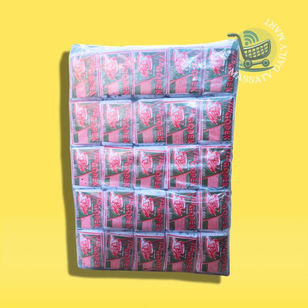 

Orenjuicis - TEH GOPEK 1 BALL ISI 100 PCS TEH KHAS SOLO