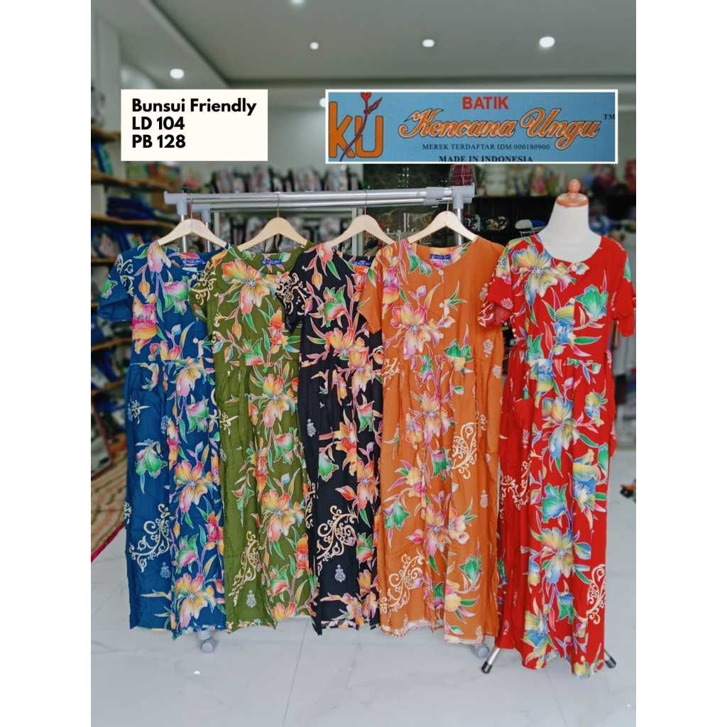 Kencana Ungu Label Biru | Daster Kencana Ungu Label Biru