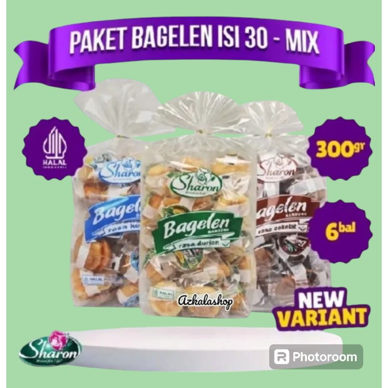 

Bagelen Sharon 1 pak isi 30 bungkus roti kering aneka rasa