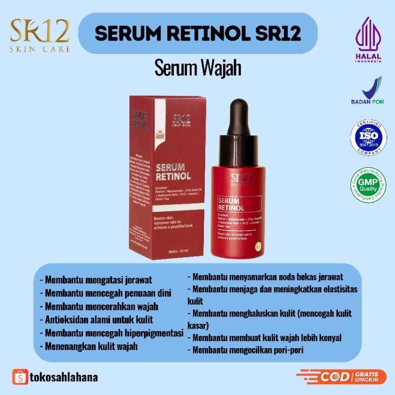 SERUM RETINOL SR12 SERUM WAJAH SR12