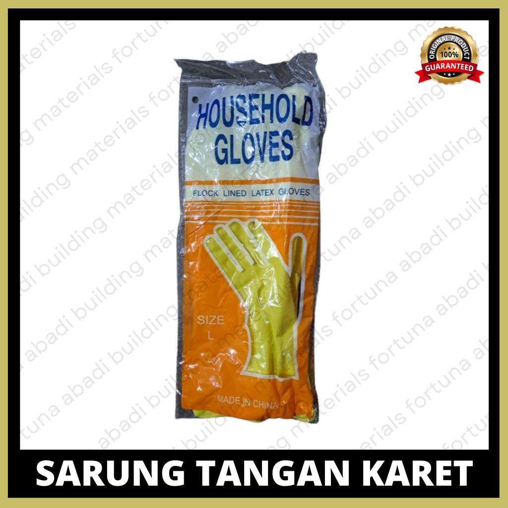 Sarung Tangan Karet  Ukuran #L #XL Sarung Tangan Latex
