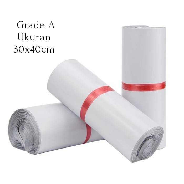 

(30x40) Plastik Polymailer Putih Grade A isi 100pcs