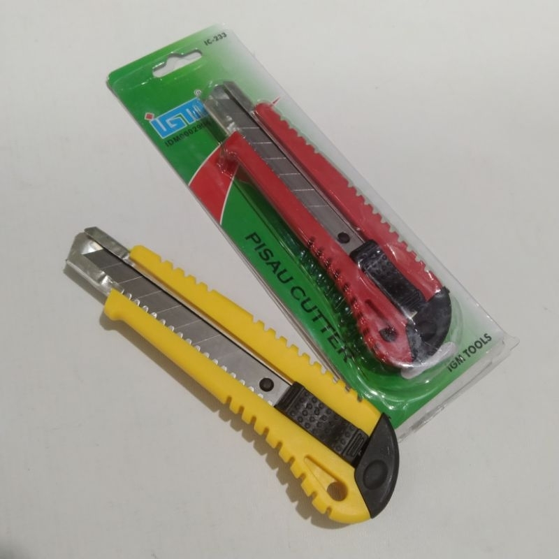 

PISAU CUTTER IGM IC-233 ORIGINAL || CUTTER UKURAN BESAR