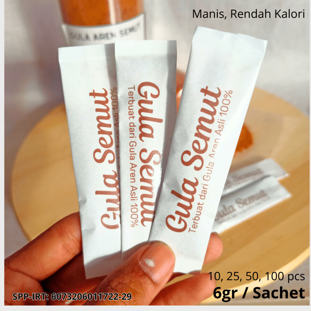

Gula Aren Saset gula stick Brown Sugar Palm Gula merah rendah kalori