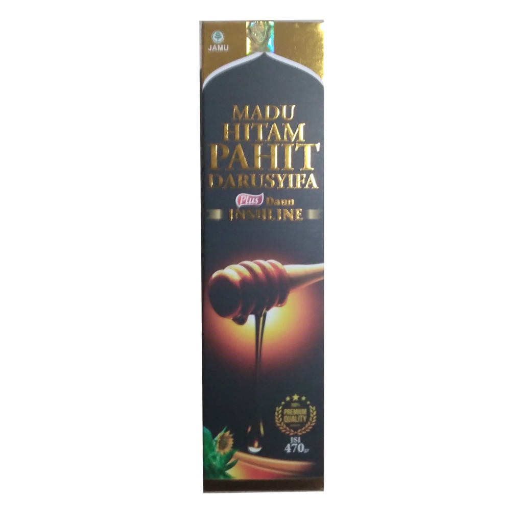 

Madu Hitam Pahit Darusyifa plus Daun Insuline 470 gr - EXP : 2026