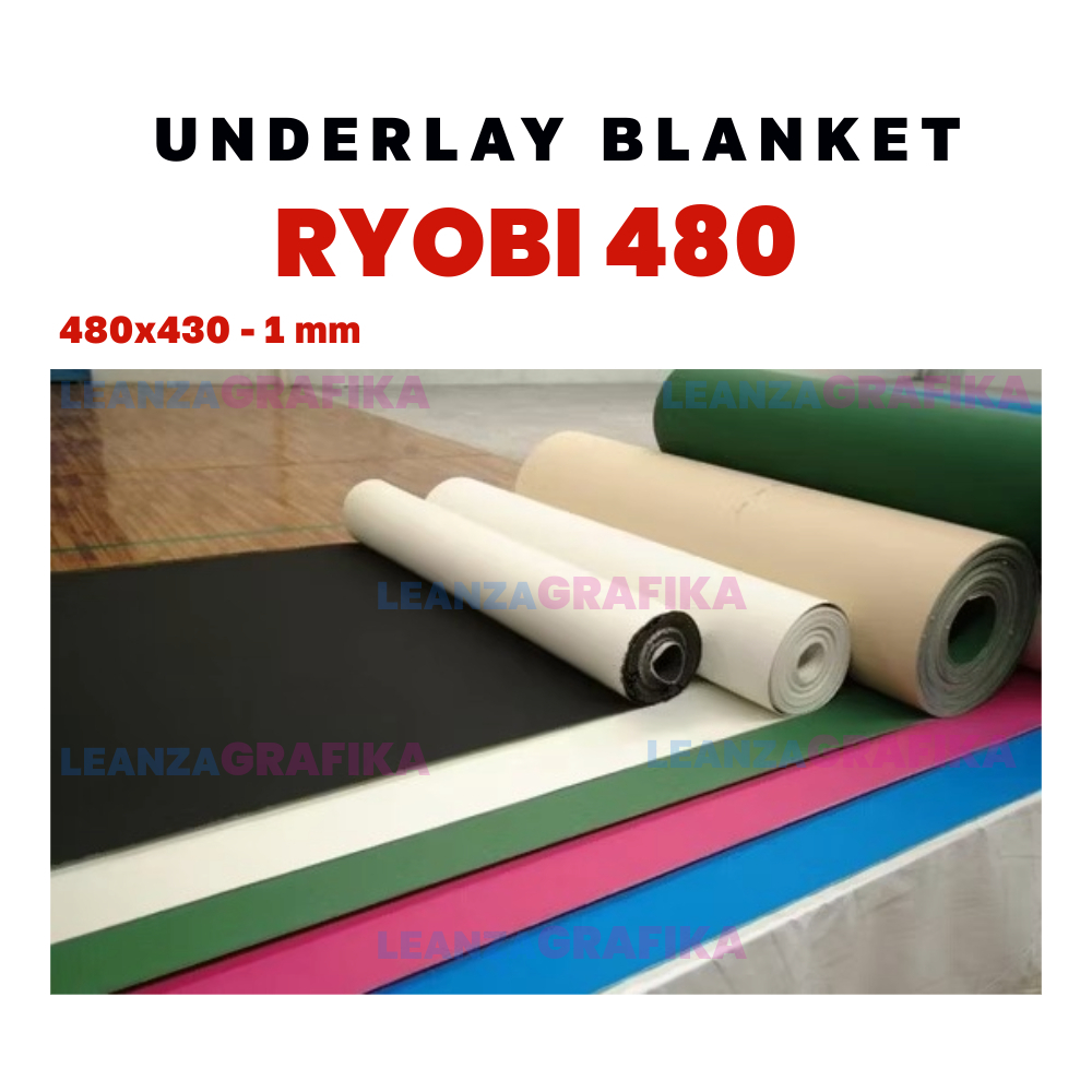 Ryobi Underlay Blanket Spare Part Mesin Percetakan Offset Ryobi 480