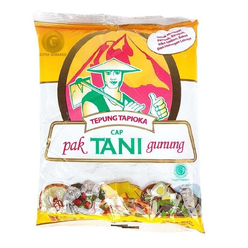 

tepung tapioka kanji pak tani gunung 500