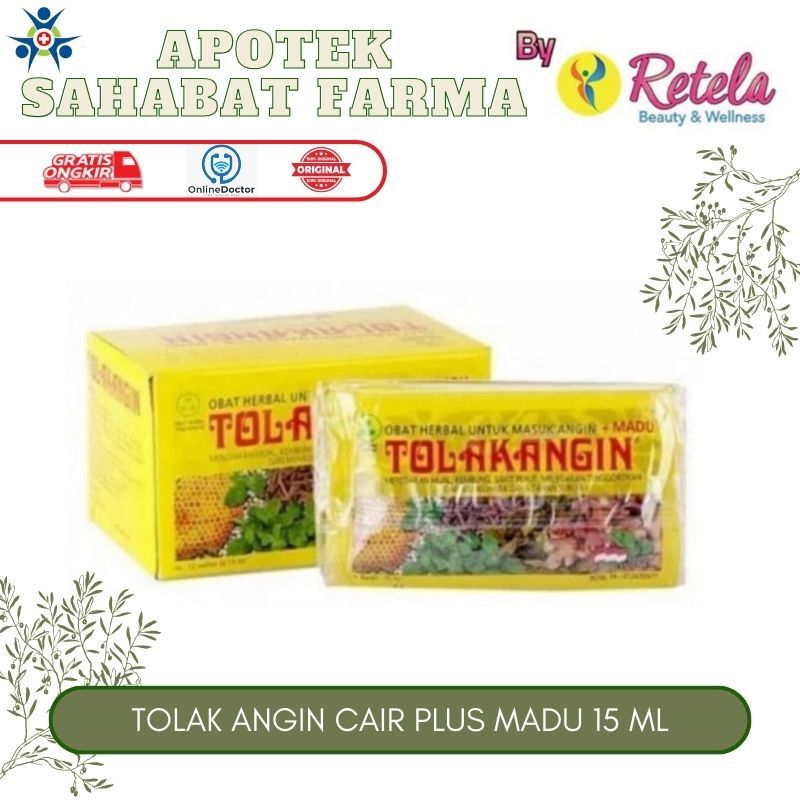 

Tolak Angin Cair Plus Madu 15 ml