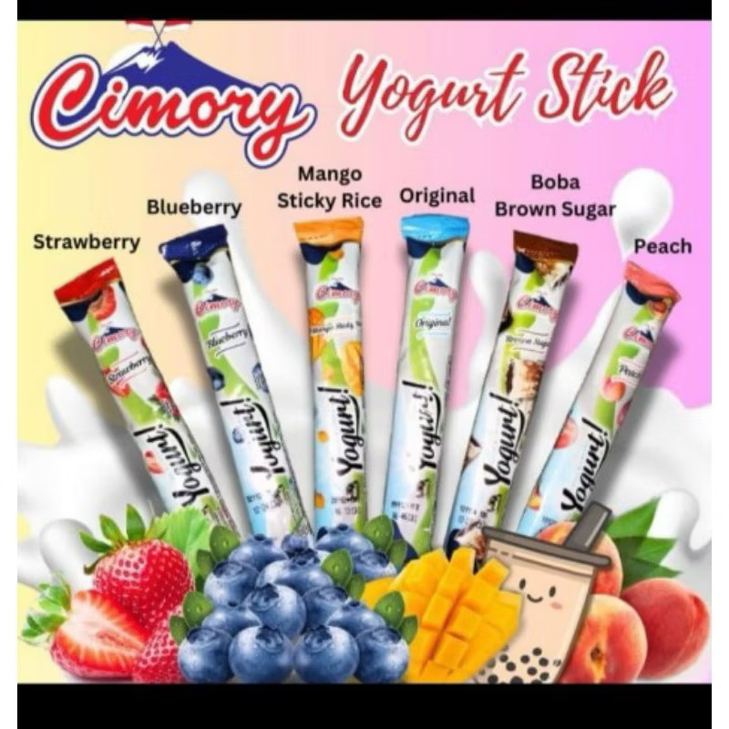 

cimory yogurt stick pack 40gr (1 kardus isi 25)