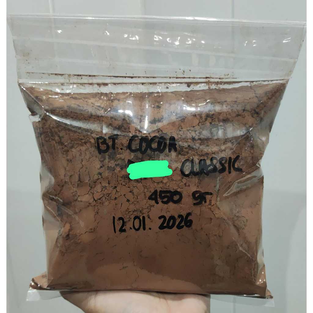 

bubuk pure coklat classic 450gr BT cocoa 450gram