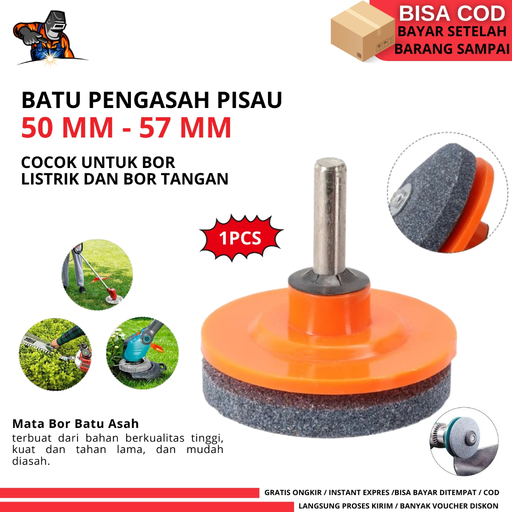 Mata Bor Batu Asah Asahan Pengasah Pisau / Batu Asah Bor / Aksesoris Mesin Bor / Batu Pengasah Pisau