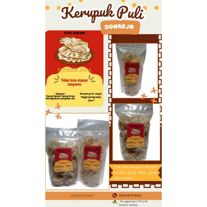 

KERUPUK PULI TANPA JEMUR