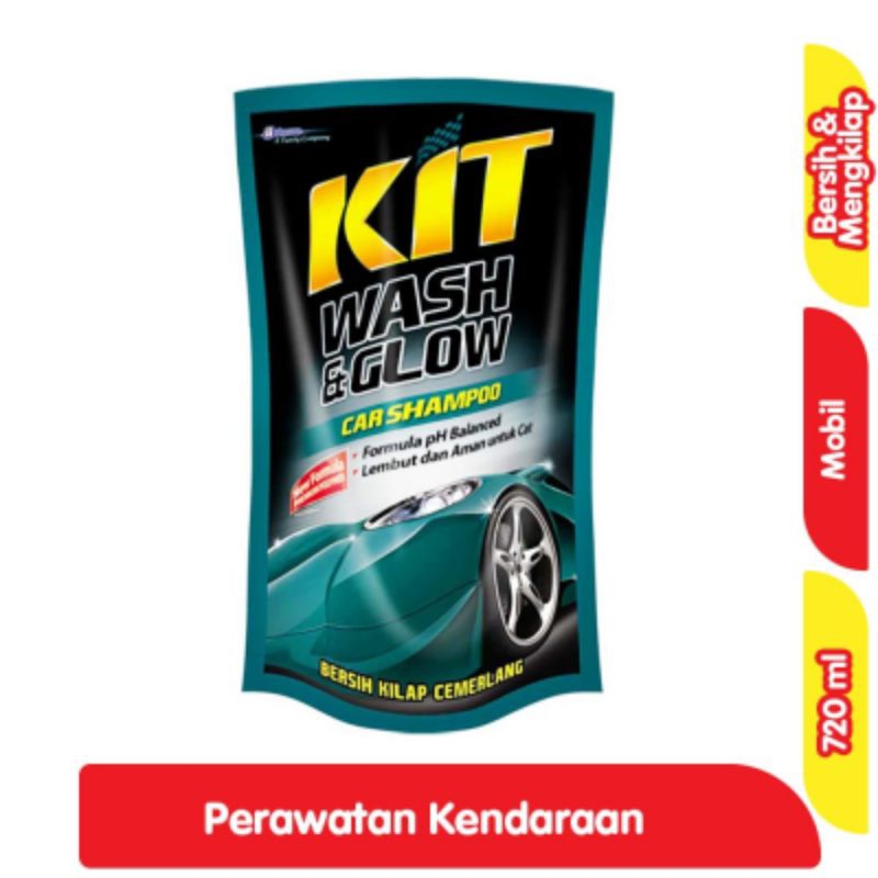 KIT Wash & Glow Sampo Mobil Pouch 720 ml