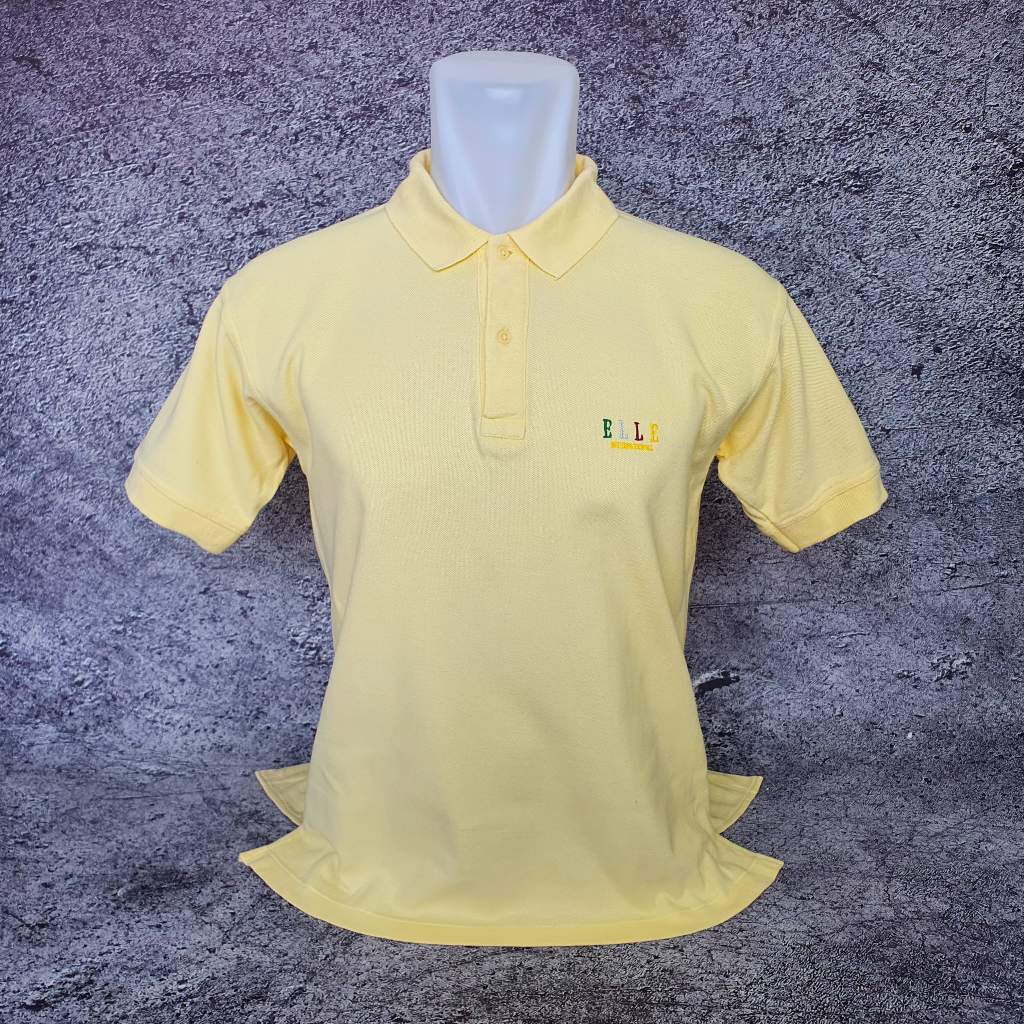 Baju Kaos Polo ELLE International - Size S / Lebar 48 cm - Original - Second