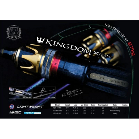 Joran Seahawk Kingdom Xtreme 632 - Butt Joint Joran Spinning