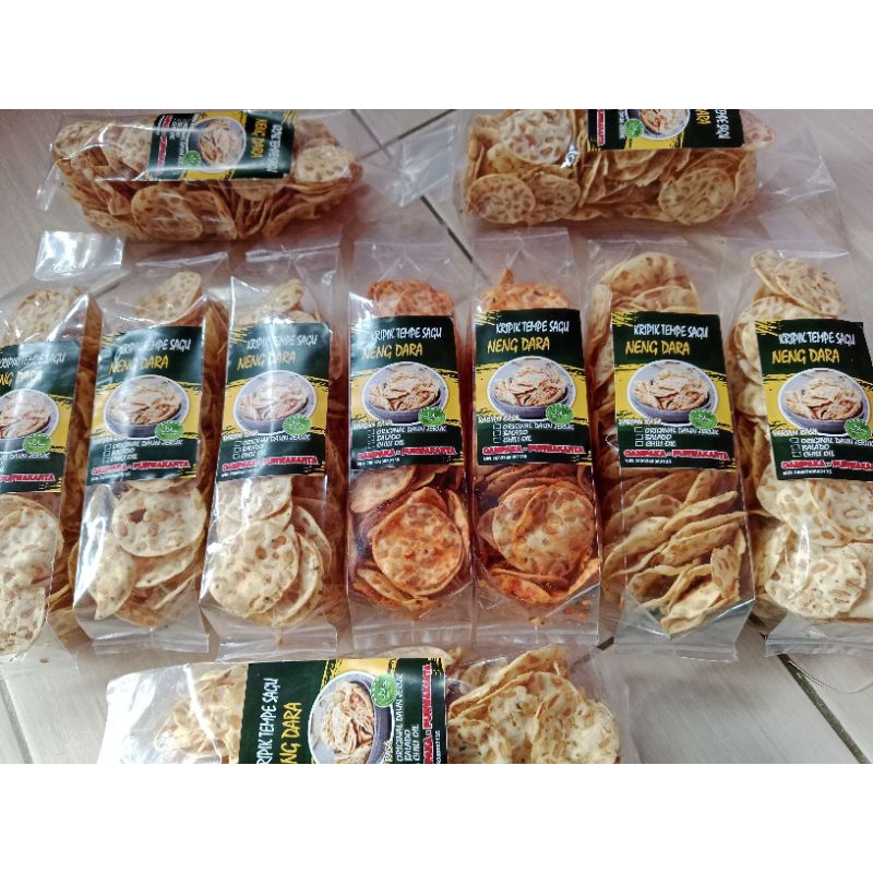 

Keripik tempe sagu Neng Dara