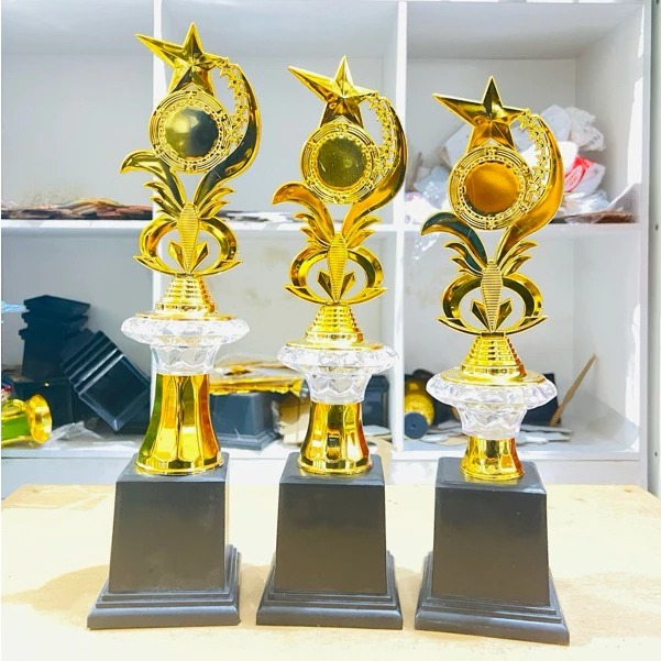 PIALA KACA MURAH SATU SET Juara 123 | PIALA KEJUARAAN UKURAN SENDANG CANTIK | PIALA LOMBA MATEMATIKA