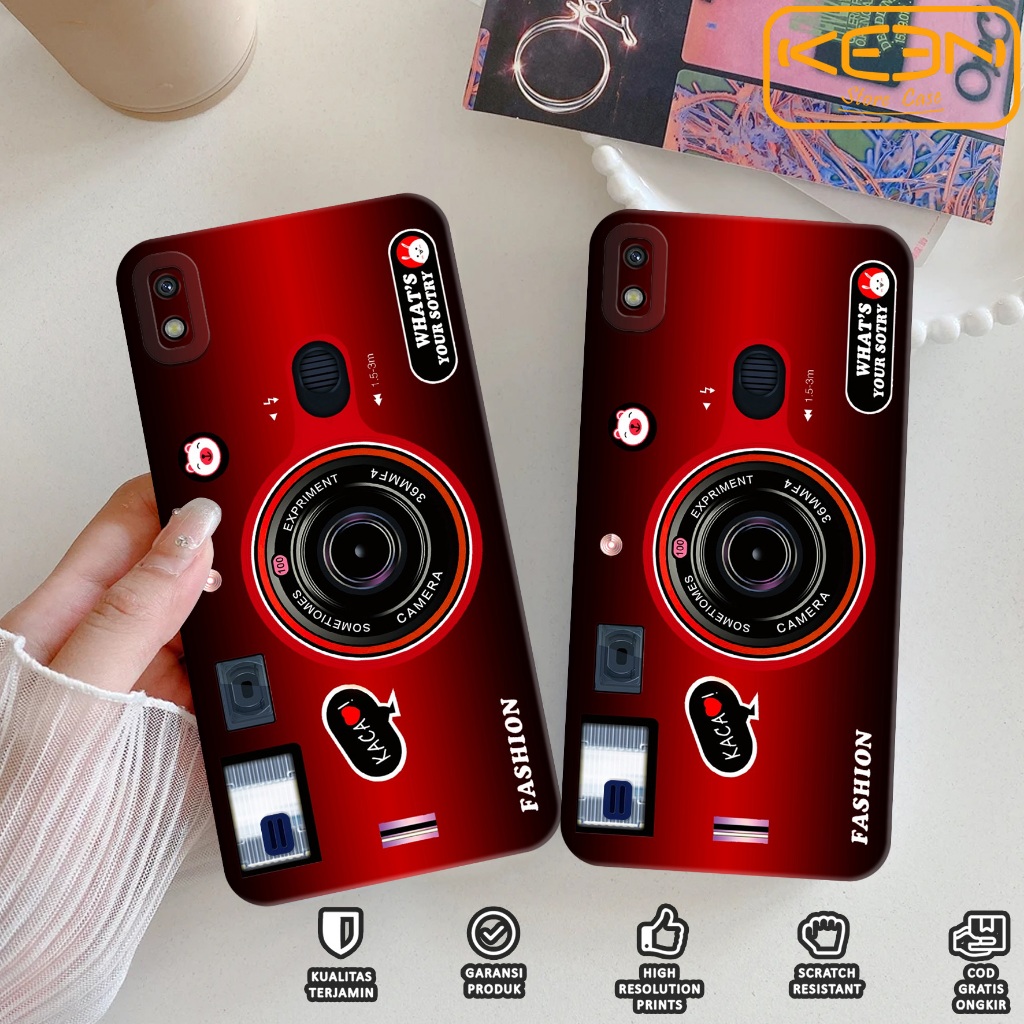 Case Samsung A10 - Casing Hp Samsung A10 Motif Camera - Softcase Samsung A10 - Softcase Hp Samsung A