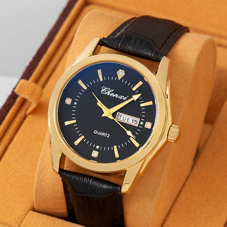 Jam Tangan Pria Anti Air CHENXI 0021B otomatis tahan air Analog rantai Arloji automatic Pria Terbaru