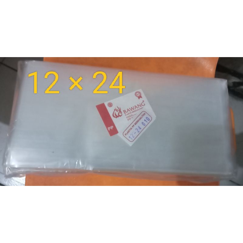 kantong plastik pp mika bening tebal 010 isi -/+500gram