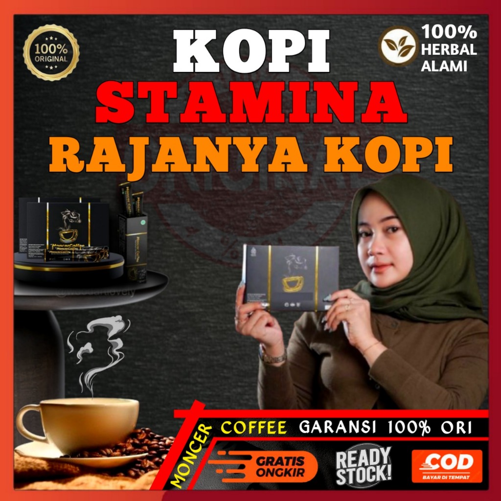 

CoffeeMonceer ORIGINAL Kopi Herbal Lebih Kuat Tahan Lama Penguat Stamina Pria Aman Untuk Di Konsumsi