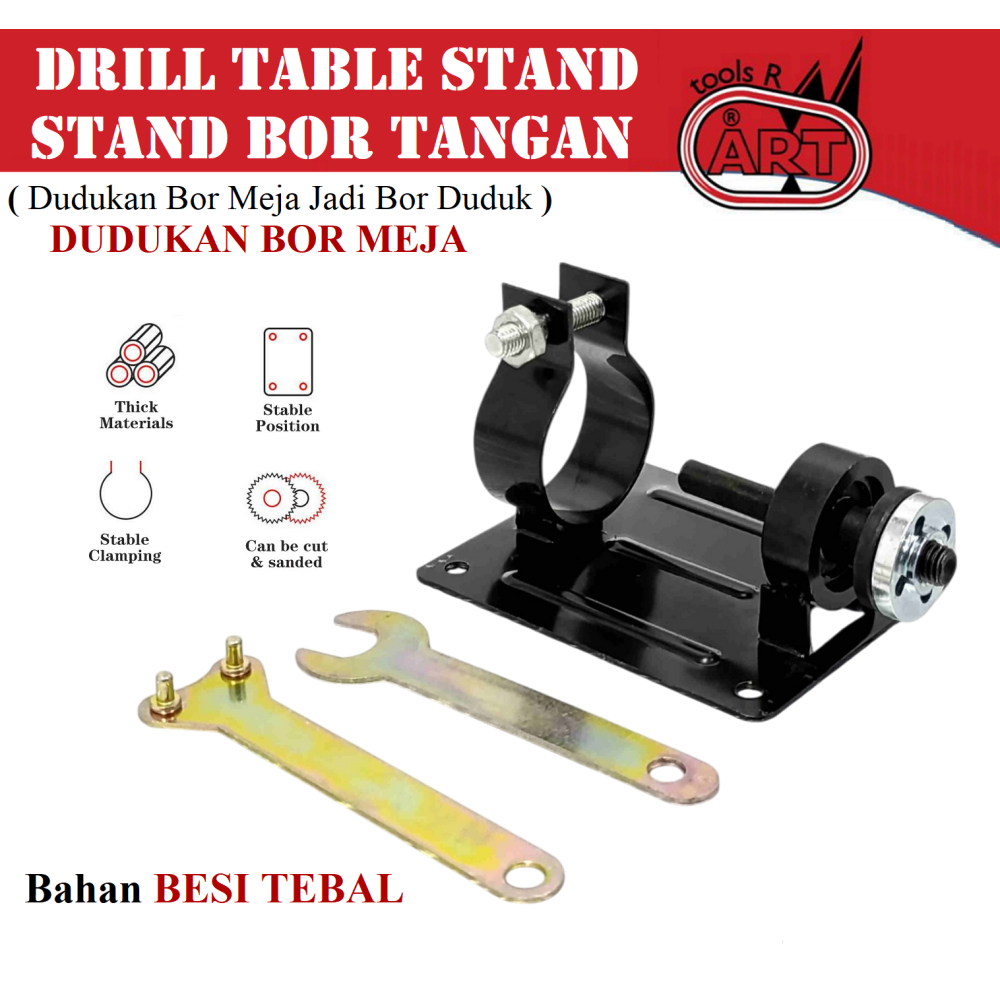 Dudukan Bor Tangan Jadi Bor Duduk Dudukan Bor Meja Drill Table Stand Bor Dudukan Bor Tangan ART