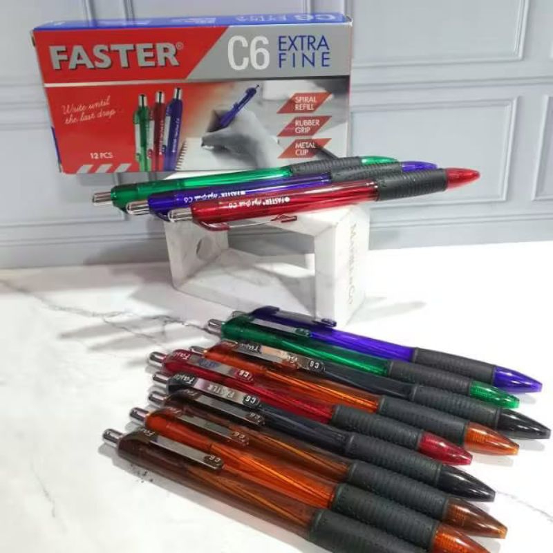 

Pulpen Pen Faster C6 ( 1 pcs ) Extra Fine 0.7