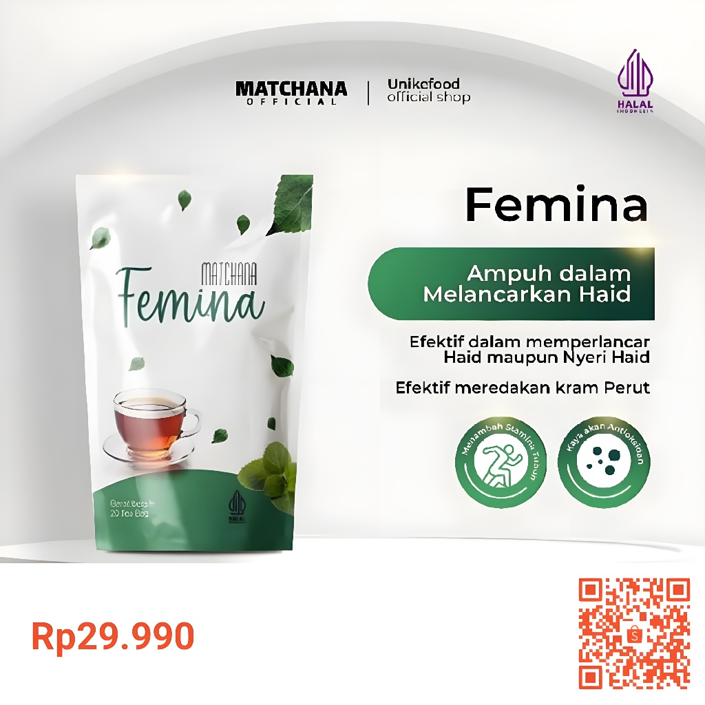 

Teh Herbal Femina Obat Herbal Pelancar Haid Menstruasi Siklus Wanita 70gr