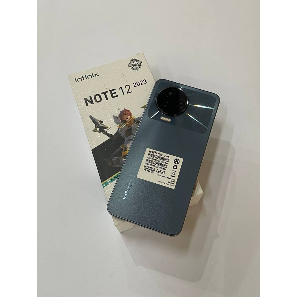 INFINIX NOTE 12 2023 8/256GB SECOND HP + BOX GARANSI