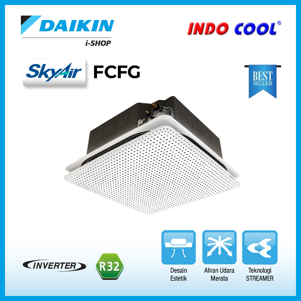 AC DAIKIN Cassette KIRIU 2PK 2 PK INVERTER (SURROUND)