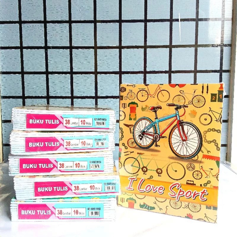 

1 PAK BUKU TULIS SILVER HORSE ISI 38