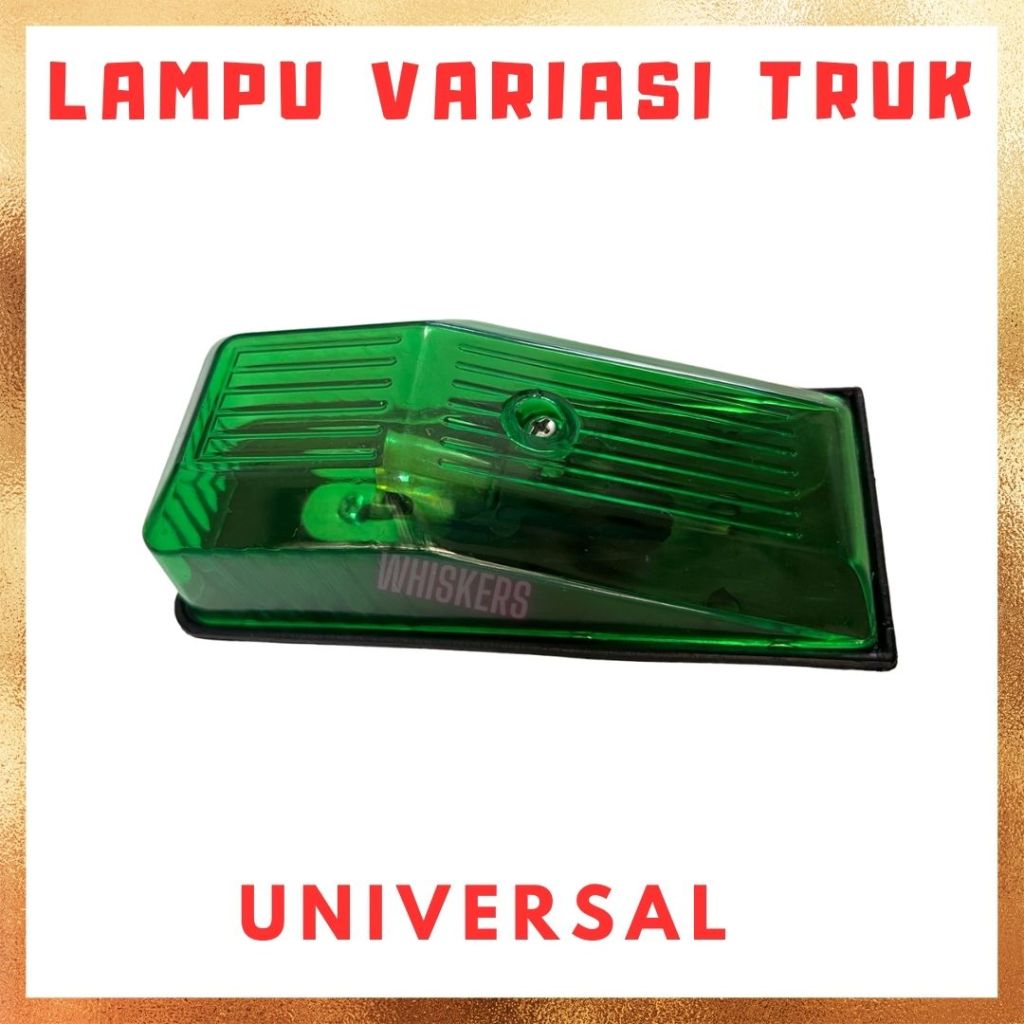 [PCS] Lampu Samping Fender Side Lamp Kodok Bus Bis Truk Bak Box Truck Tanki Aksesoris Variasi KG-35 