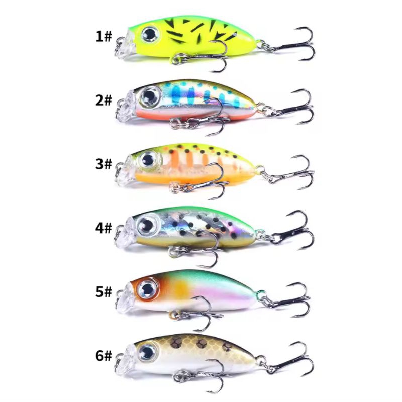 UMPAN PANCING LURE CASTING MINI MICRO POPPER IMA 40F ULTRALIGHT