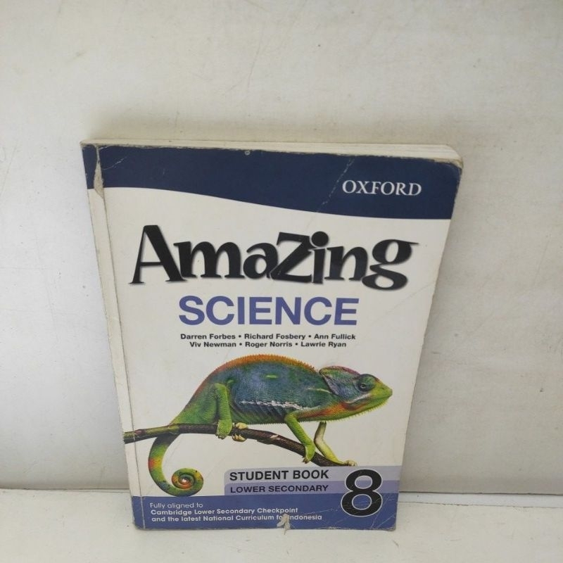 AMAZING SCIENCE 8 STUDENT BOOK LOWER SECONDARY