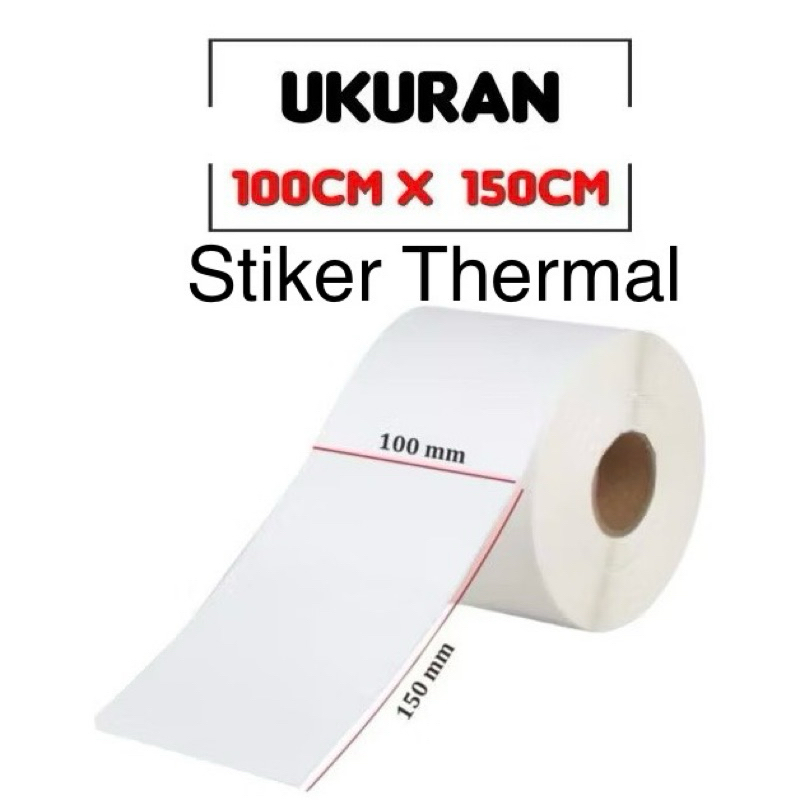 

Stiker Thermal 100CM x 150CM / 4" x 6" / stiker resi