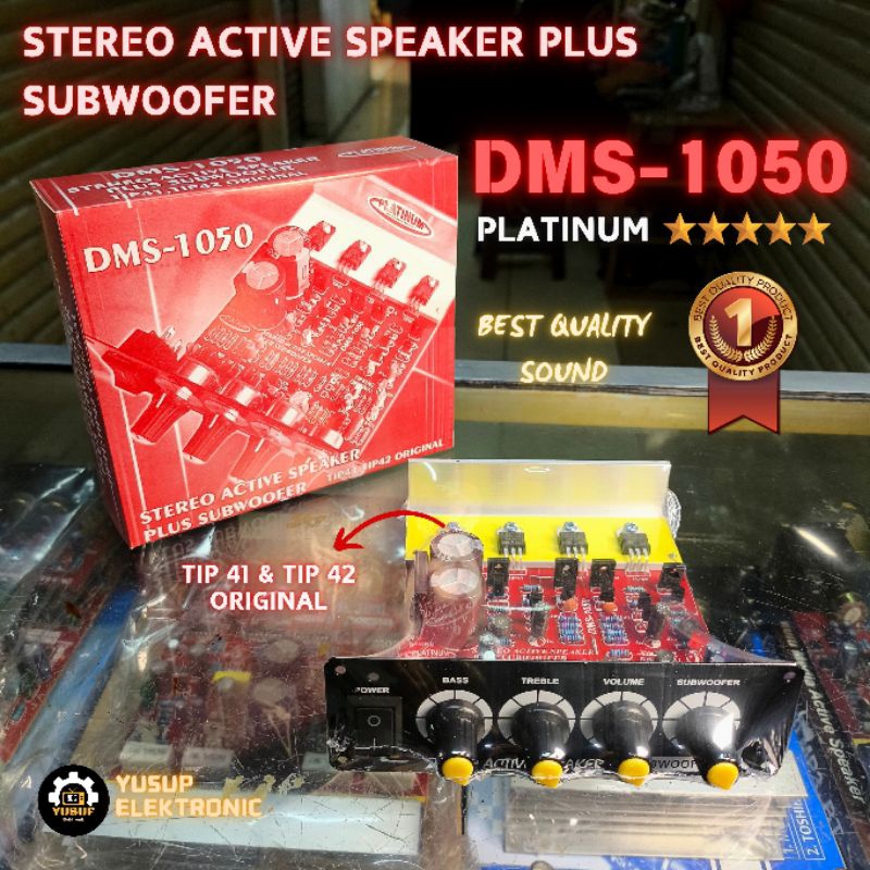 KIT POWER SOUND ACTIVE SPEAKER PLUS SUBWOOFER TR TIP 41/42 ORIGINAL DMS 1050 PLATINUM