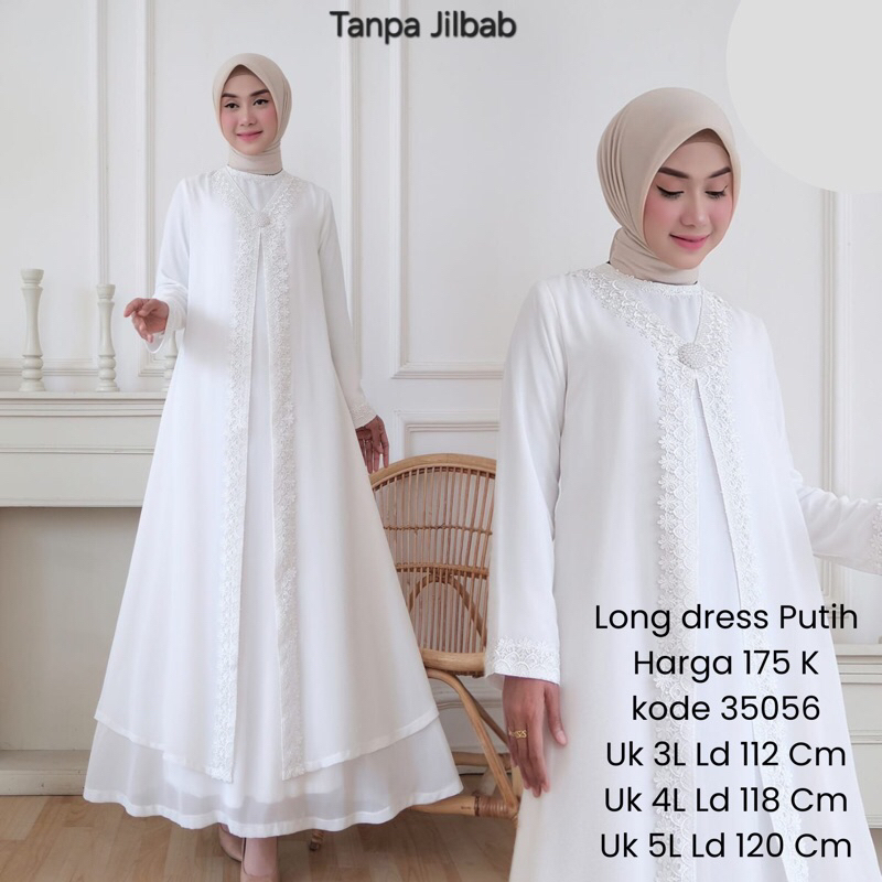 Long Dress putih