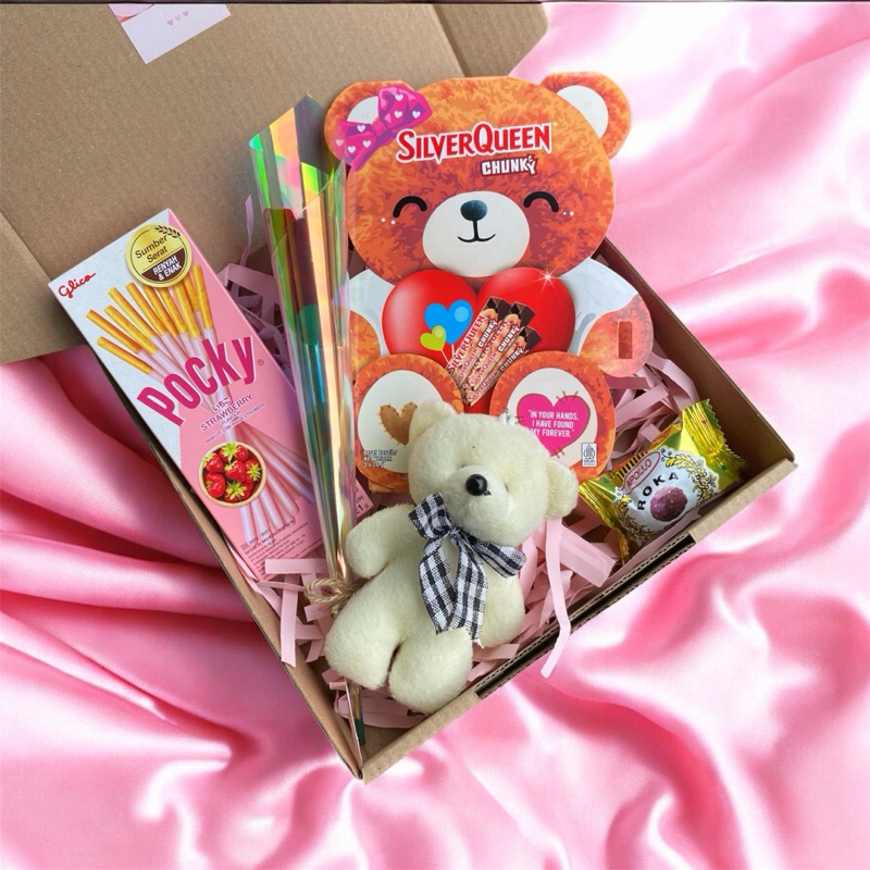 

hampers coklat silverqueen bear beruang terbaru valentine hadiah pacar gift box