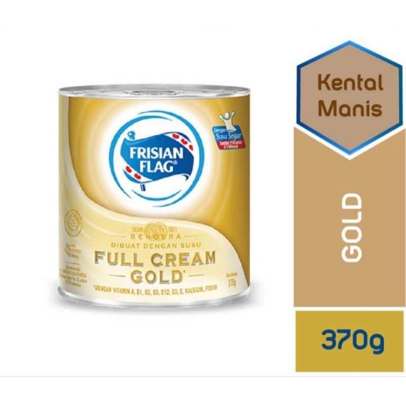 

Frisian Flag Kental Manis Full Cream Gold 370 g - Readystock
