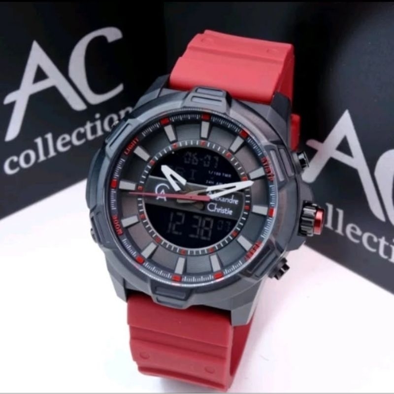 JAM TANGAN PRIA ALEXANDRE CHRISTIE AC9375 AC 9375 DIGITAL