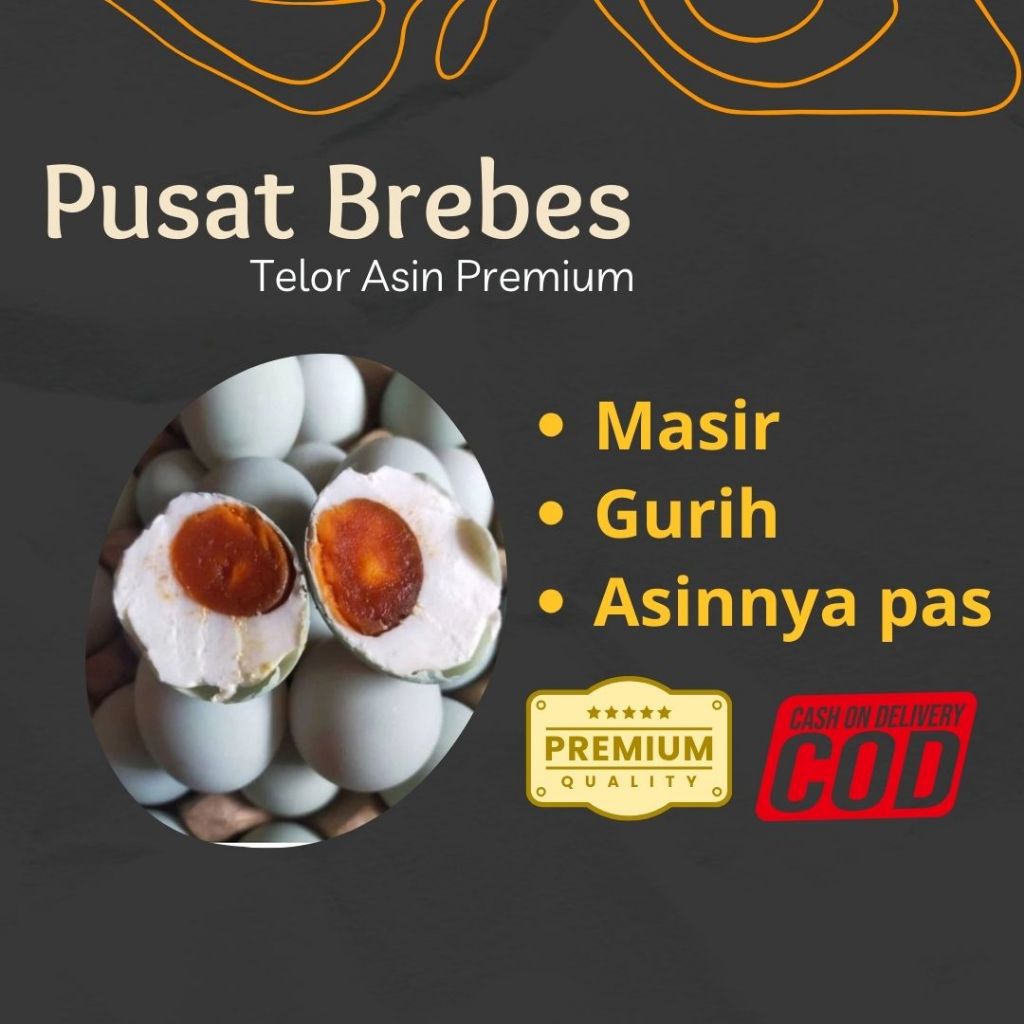 

[PREMIUM] Telur Asin Grade A 10 Butir Masir Original dan Asap Khas Brebes Telur Matang Siap Saji