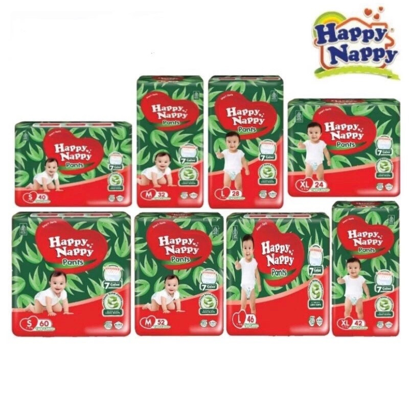 Pampers Happy Nappy S40/M32/L28/L48/XL26