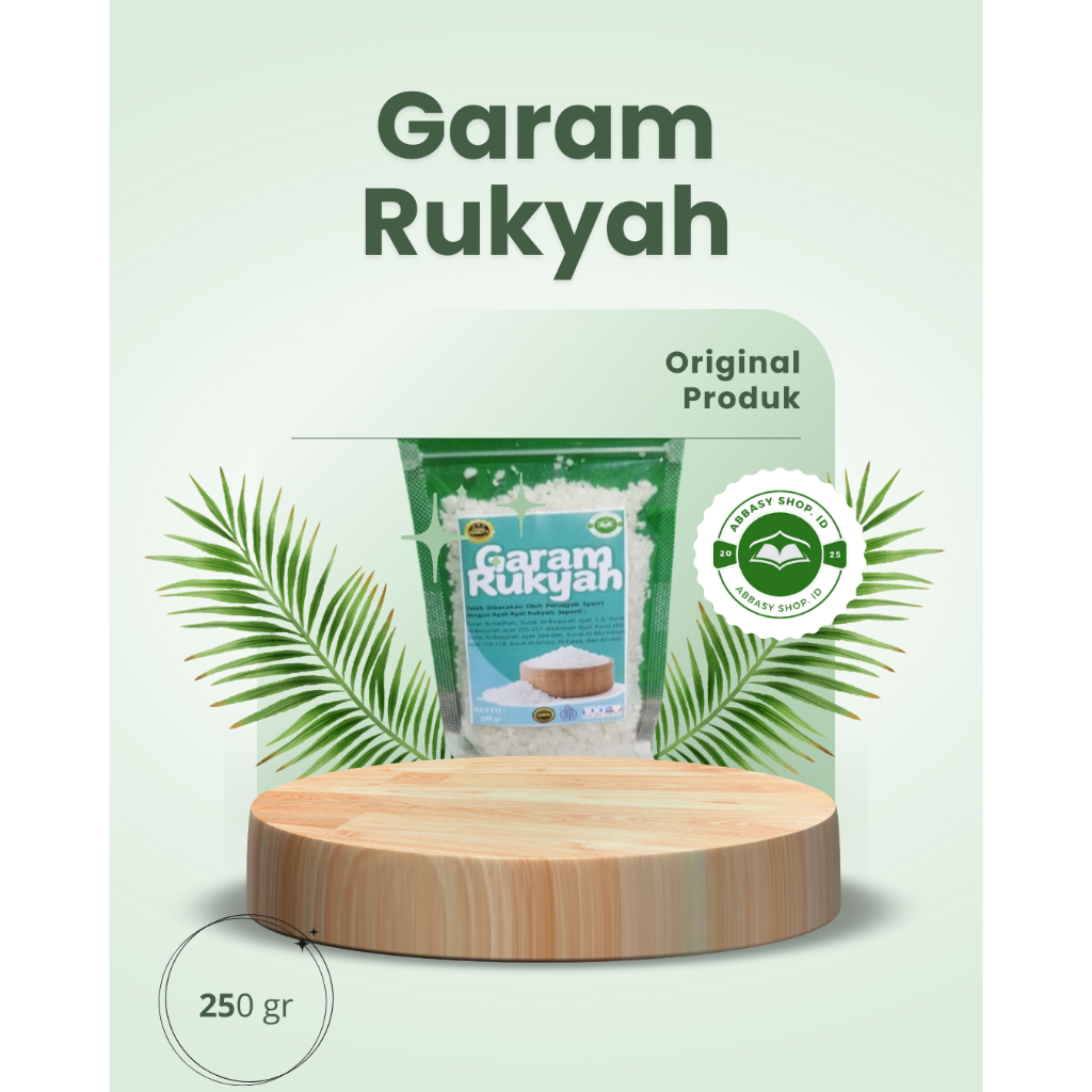 

Garam Ruqyah abbasy 250 gr | Garam yang sudah diruqyah oleh pakar ruqyah nasional