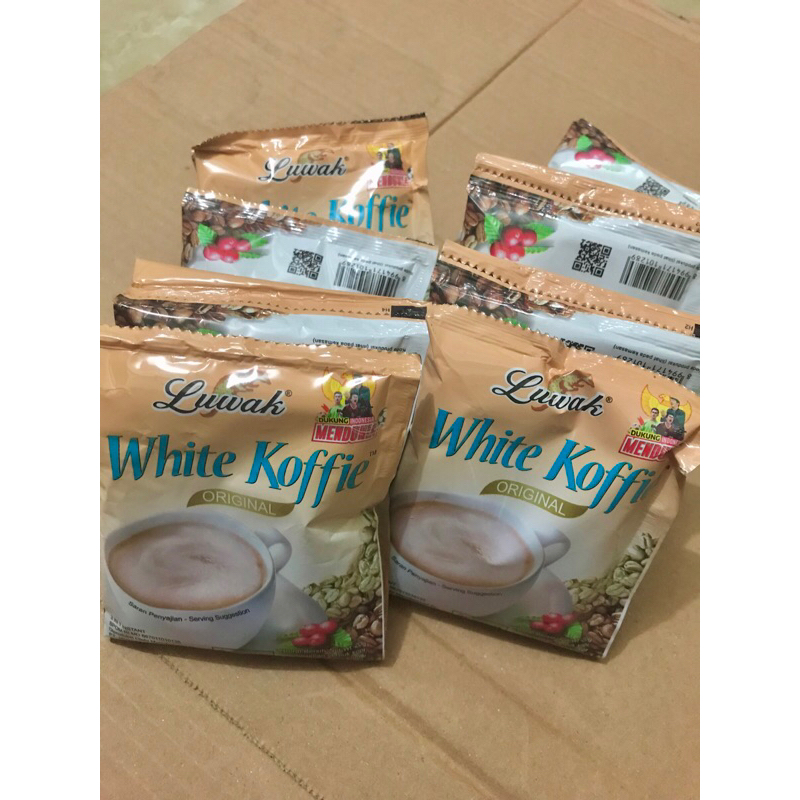 

LUWAK WHITE KOFFIE 1 RENCENG ISI (10pcs)