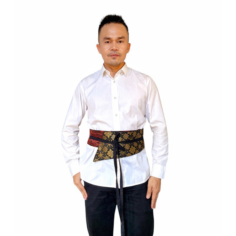obi belt etnik tenun dan songket