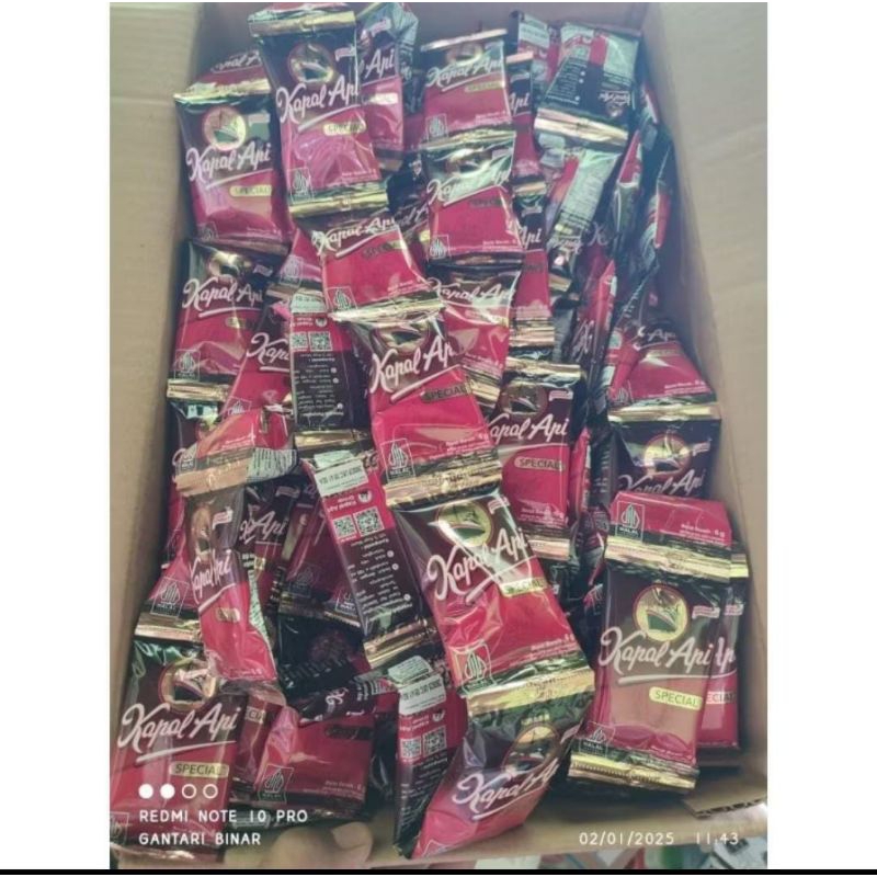 

kapal api mini 6 gram renceng isi 10