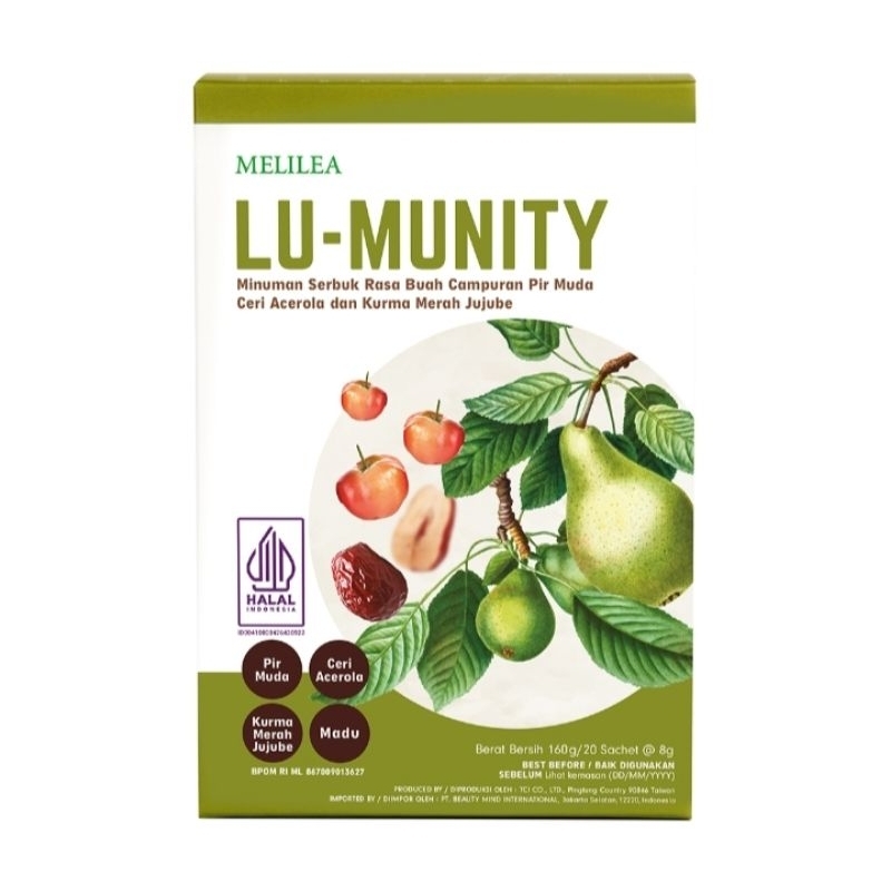

[READY STOCK] MELILEA LU-MUNITY Minuman Serbuk Rasa Buah