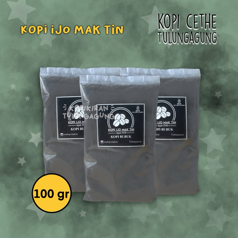 

kopi ijo mak tin tulungagung 100 gr - kopi cethe khas tulungagung