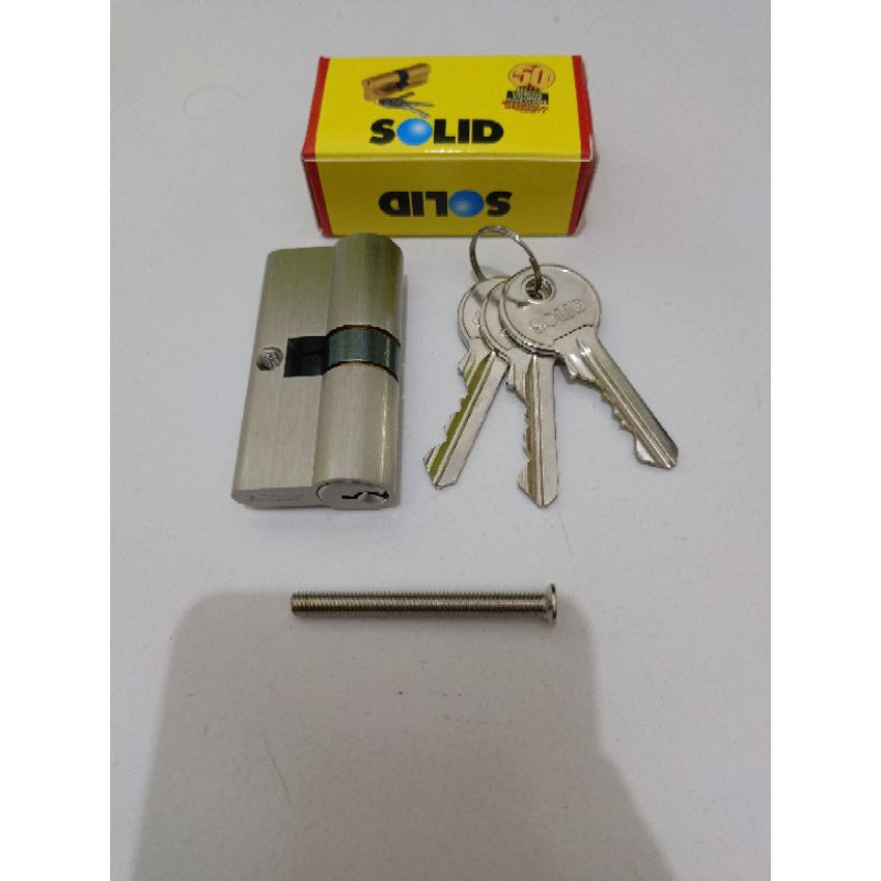 Silinder Solid DC02-60 silinder kunci pintu/cylinder kunci pintu SOLID DC 02-60MM